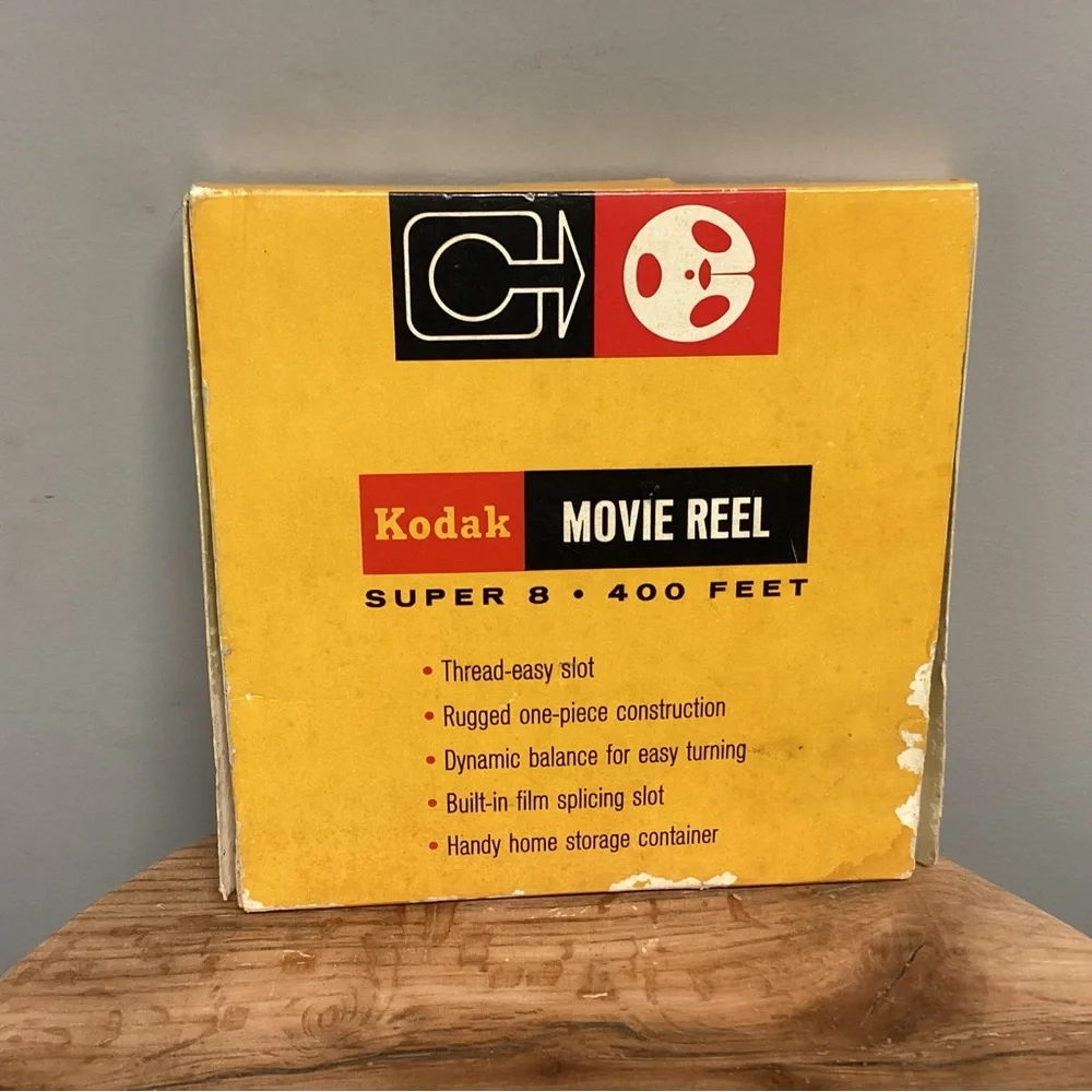 🟡 Vintage - Never Used - Kodak Movie Reel - Super 8 - 400 Feet - Made In USA